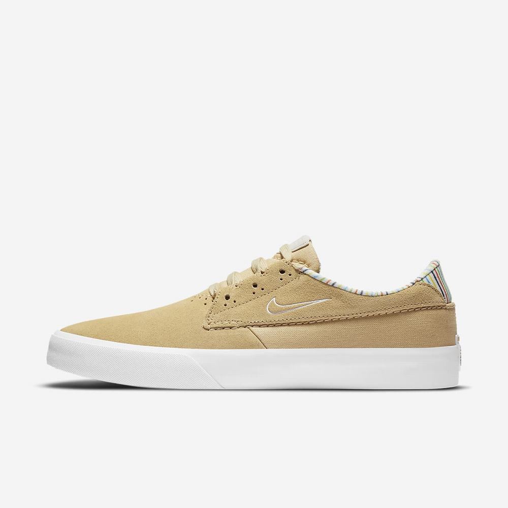 Chaussure De Skate Nike SB Shane Premium Kaki 4380-715 Sesame/Light Orewood Brown/Light Orewood Brown/White Homme | IQK-59981218